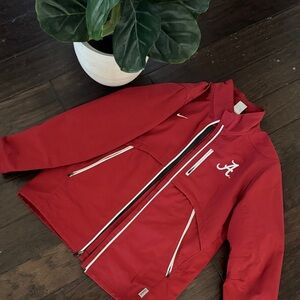 Men's Alabama Team Softshell Jacket with Zipper Pockets